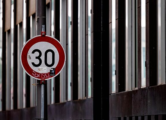 Tempo 30-Schild